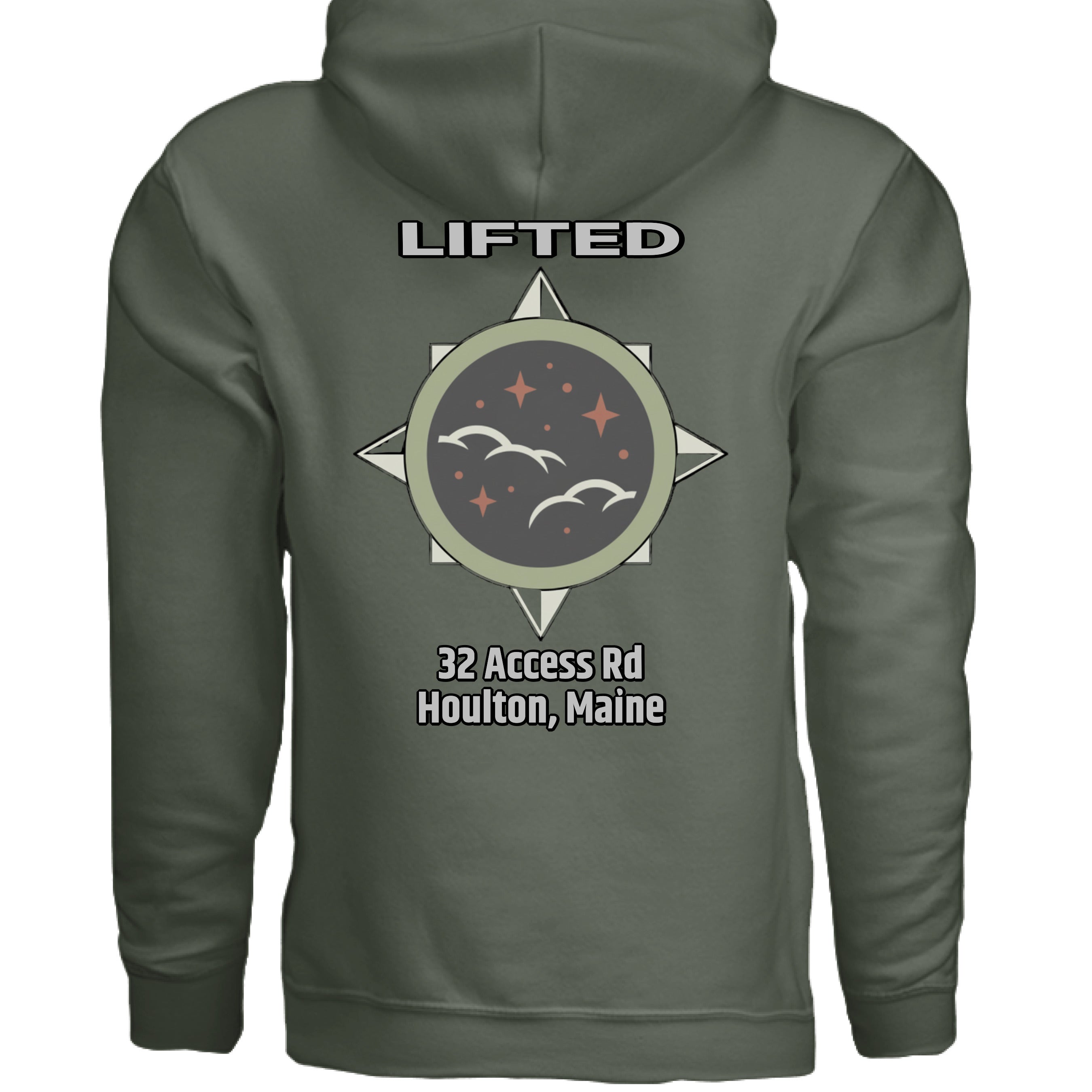 MILITARY GREEN - BACK